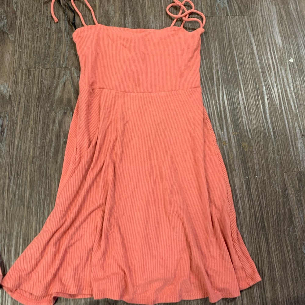 Pink mini dress